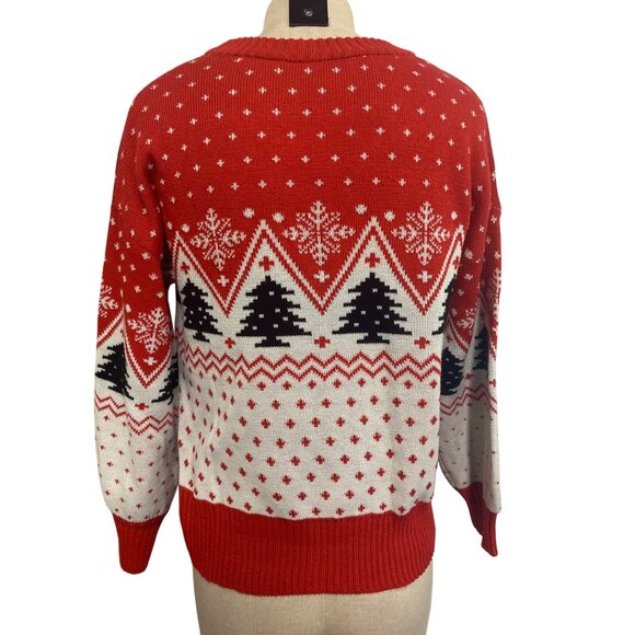 Coca-Cola Polar Bear Ugly Christmas Sweater XS Red/White Coca-Cola Logo - Picture 6 of 11